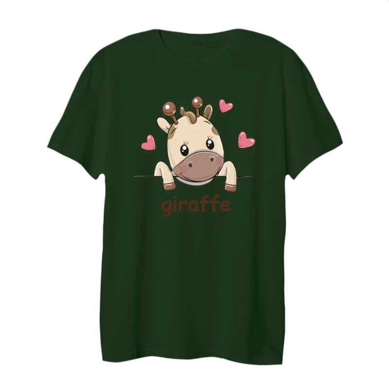 تی شرت لانگ آستین کوتاه زنانه مدل زرافه کد 6