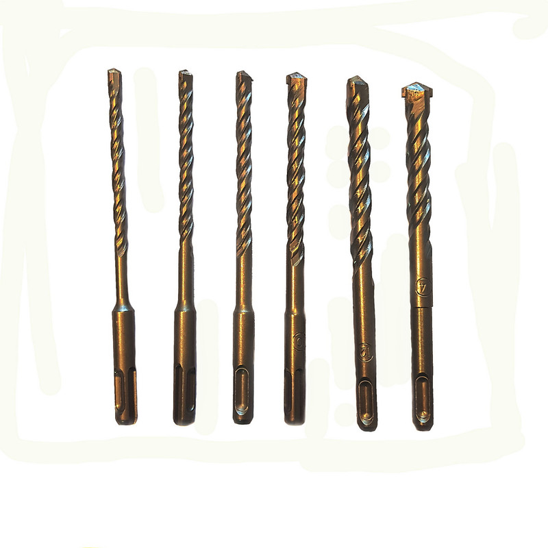 مته چهار شیار استارک کد 67810 مجموعه 6 عددی