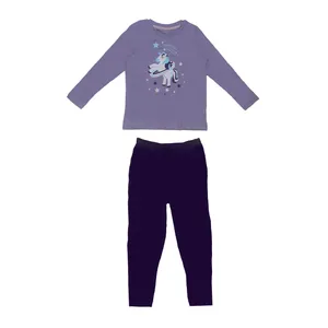 ست تی شرت آستین بلند و شلوار دخترانه لوپیلو مدل پونی