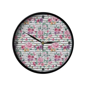 ساعت دیواری مدوپد طرح گلبن مدل PAT00205