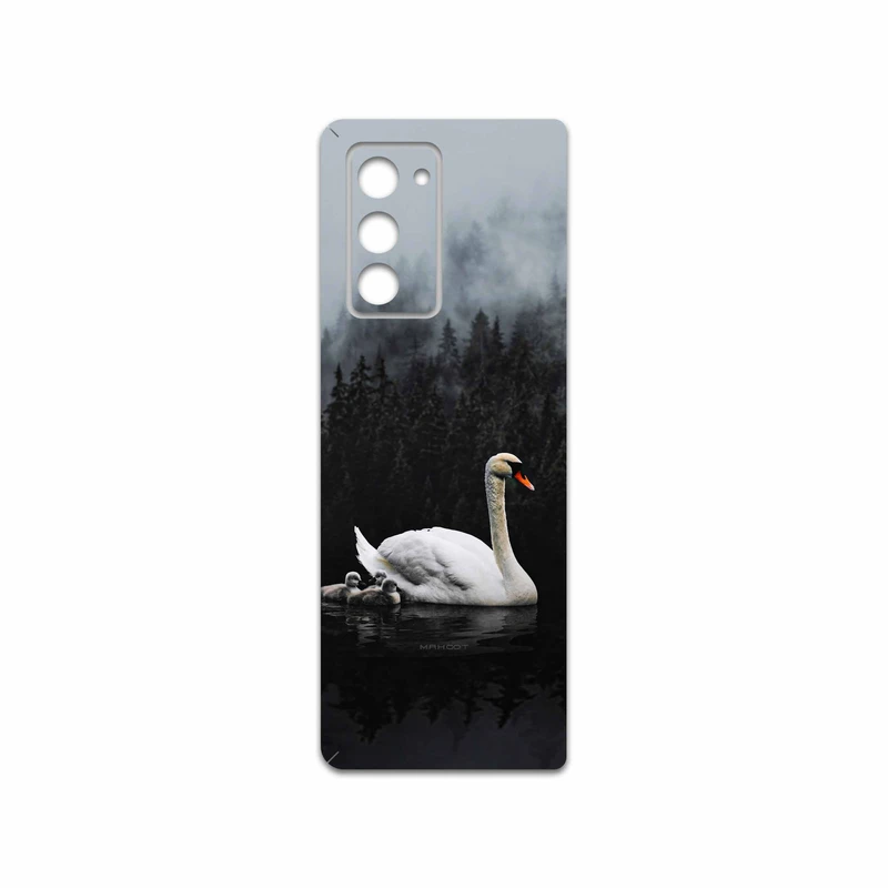 برچسب پوششی ماهوت مدل Swan Lake مناسب برای گوشی موبایل سامسونگ Galaxy Z FOLD 2