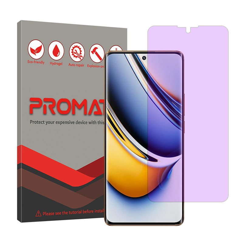 محافظ صفحه نمایش ضد اشعه بنفش پرومیت مدل Resistant مناسب برای گوشی موبایل ریلمی 11 Pro Plus