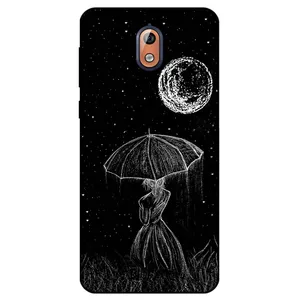 Megafone Girl and Moon 1369 Cover For Nokia 3.1