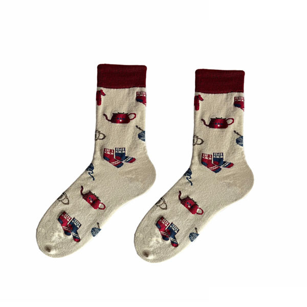 جوراب ساق بلند زنانه ال سون مدل چای پوش کد PH930