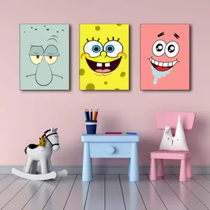 تابلو شاسی کودک مدل باب اسفنجی کد BYB6 مجموعه سه عددی