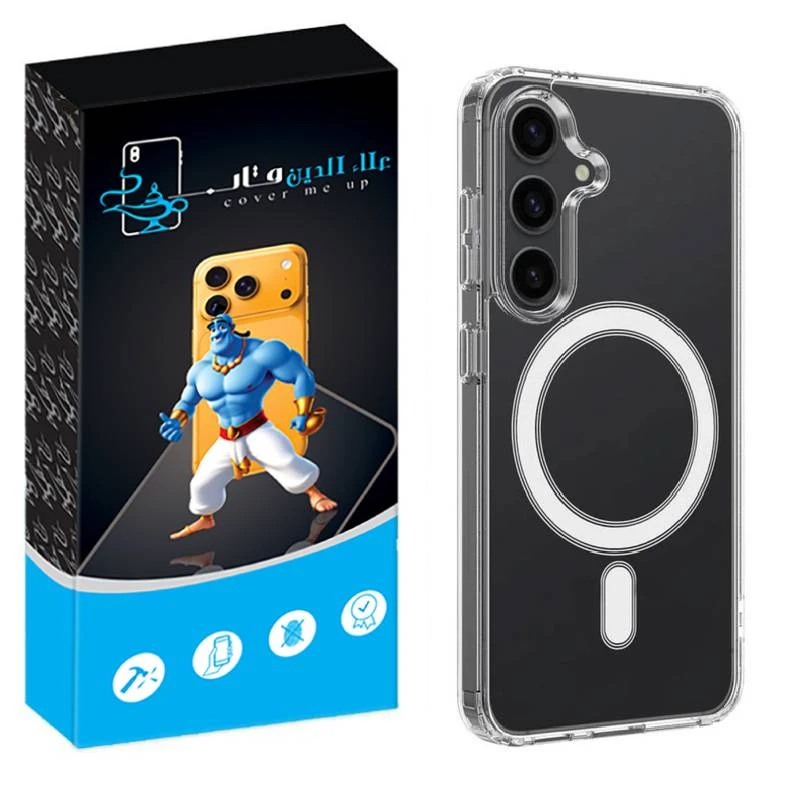 کاور علاالدین قاب مدل مگ سیف طرح ژله ای مناسب برای گوشی موبایل سامسونگ Galaxy S21 FE 