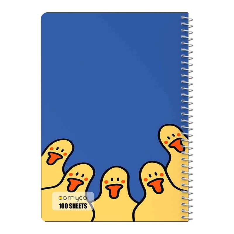 دفتر مشق 100 برگ سیمی کارنیکا طرح اردک کیوت Cute Duck کد 33876