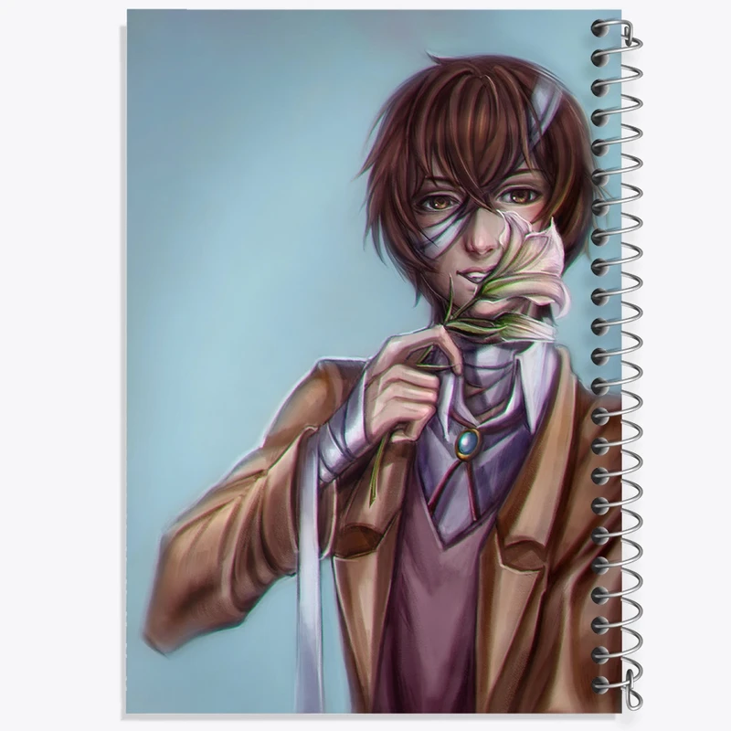 دفتر نقاشی 50 برگ خندالو طرح دازای انیمه سگ های ولگرد بانگو کد F2482