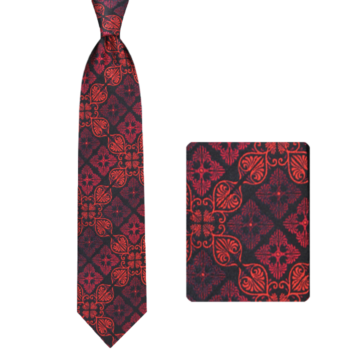 ست کراوات و دستمال جیب مردانه فایو کد 900099