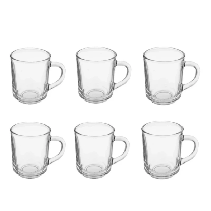 لیوان شیشه و بلور اصفهان مدل frnc1 بسته 6 عددی