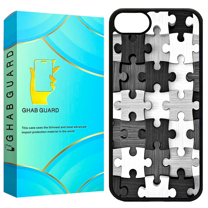 کاور قاب گارد طرح پازل مدل G16E مناسب برای گوشی موبایل اپل iPhone 16e