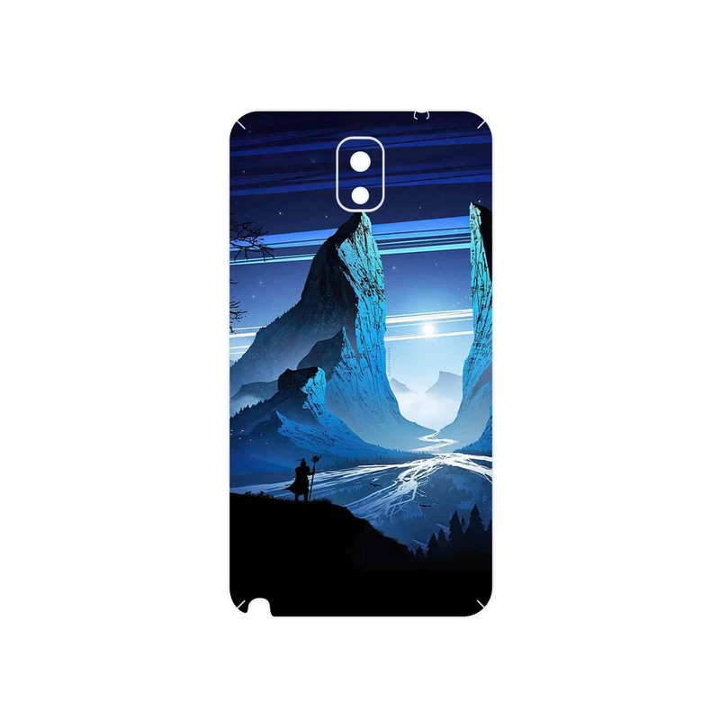 برچسب پوششی ماهوت مدل Blue Mountains Digital Art مناسب برای گوشی موبایل سامسونگ Galaxy Note 3