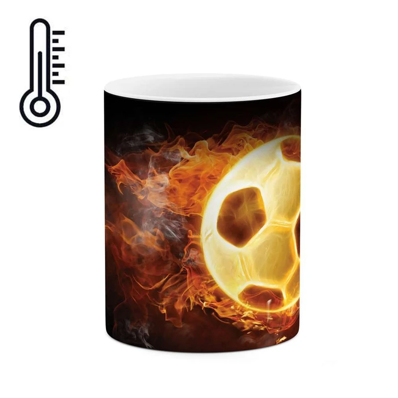 ماگ حرارتی کاکتی مدل توپ فوتبال کد mgh10034