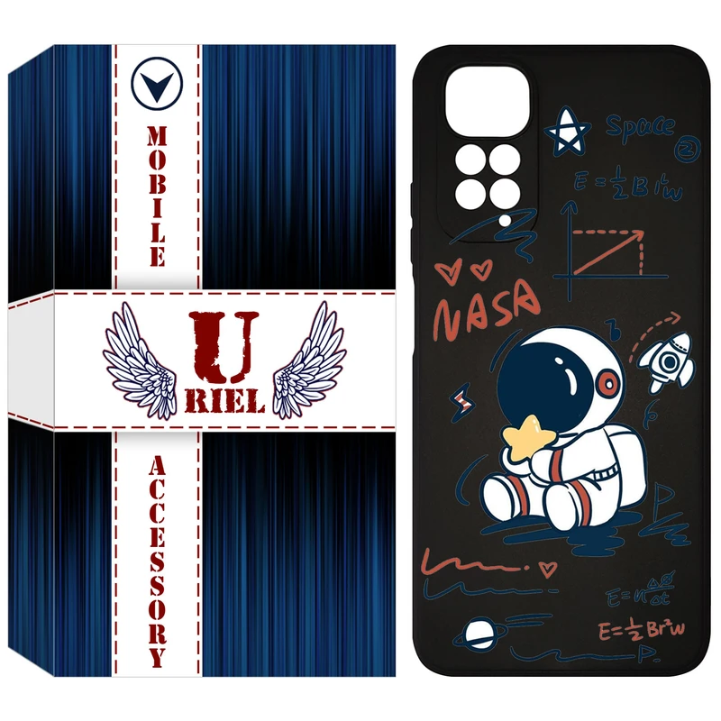کاور یوریل مدل KSH کد 1 طرح فضانورد مناسب برای گوشی موبایل شیائومی Redmi Note 11 4G