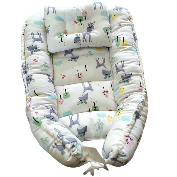 تشک خواب نوزاد شایلی مدل آهو به همراه بالش -  - 2