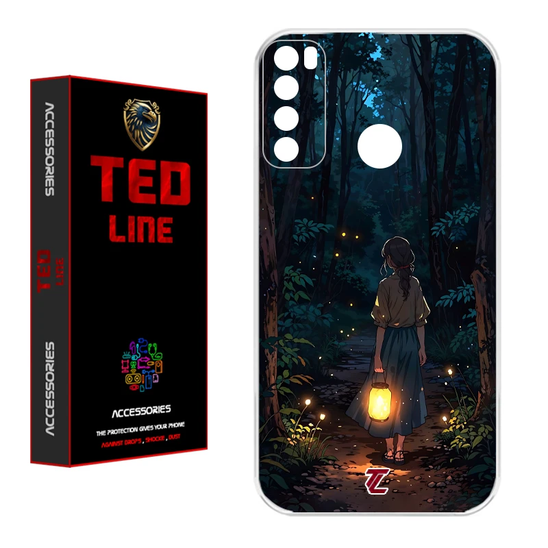 کاور تدلاین طرح دخترونه کد 1198 مناسب برای گوشی موبایل شیائومی Redmi Note 8