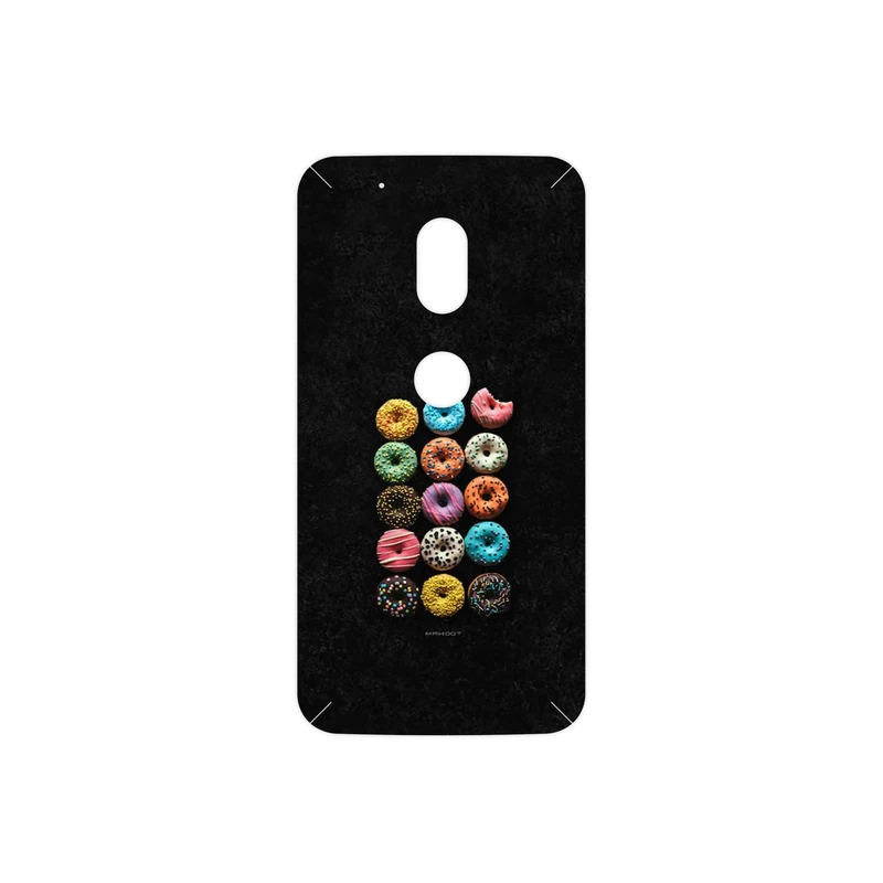 برچسب پوششی ماهوت مدل Doughnut مناسب برای گوشی موبایل موتورولا Moto G4 Play