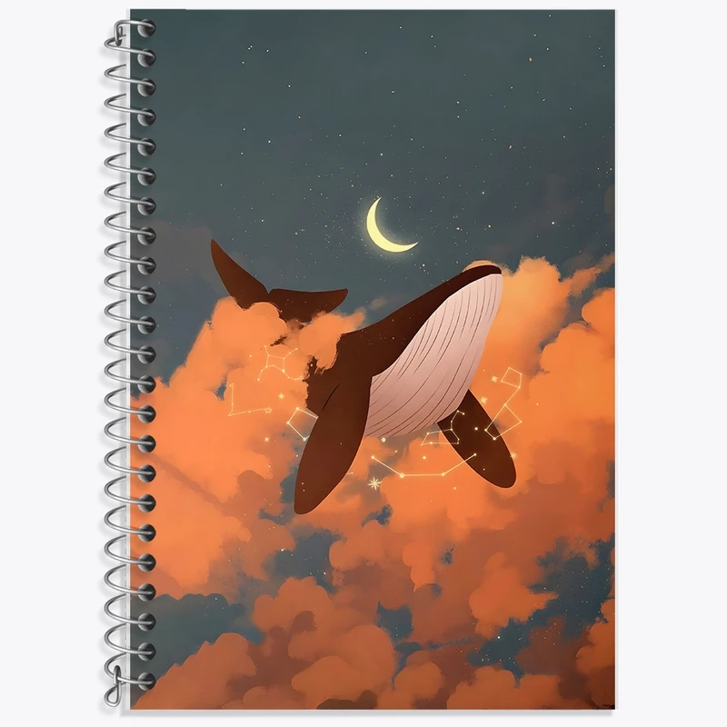 دفتر زبان 50 برگ خندالو مدل دو خط طرح وال کد F1357