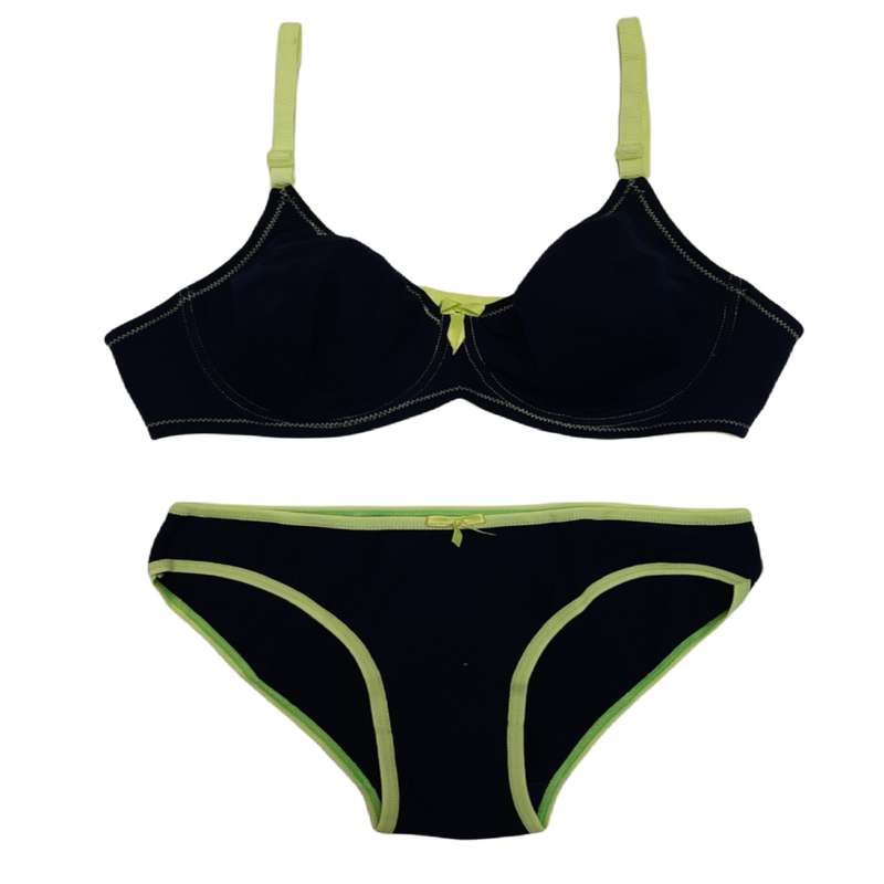 ست شورت و سوتین زنانه ایزابلا مدل نخی دولایه پرسی