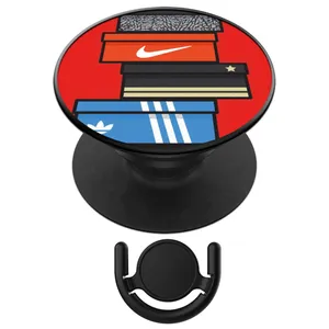 پایه نگهدارنده گوشی موبایل پاپ  سوکت آکام مدل APSC002330 به همراه پاپ کلیپ