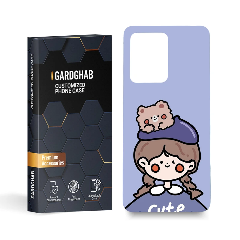  کاور گارد قاب مدل دخترانه  مناسب برای گوشی موبایل شیائومی redmi note 12pro 5g