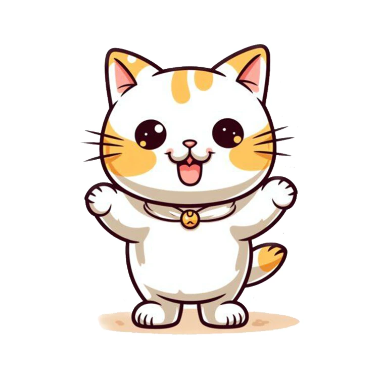 استیکر پارچه و لباس پاد آفرین مدل گربه کد DKST14