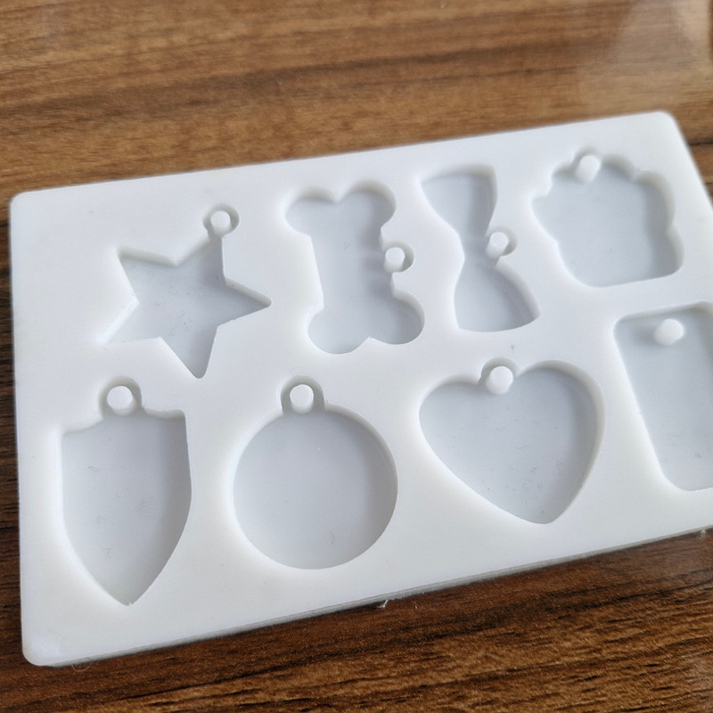 قالب رزین مدل اشکال پین دار کد 1100