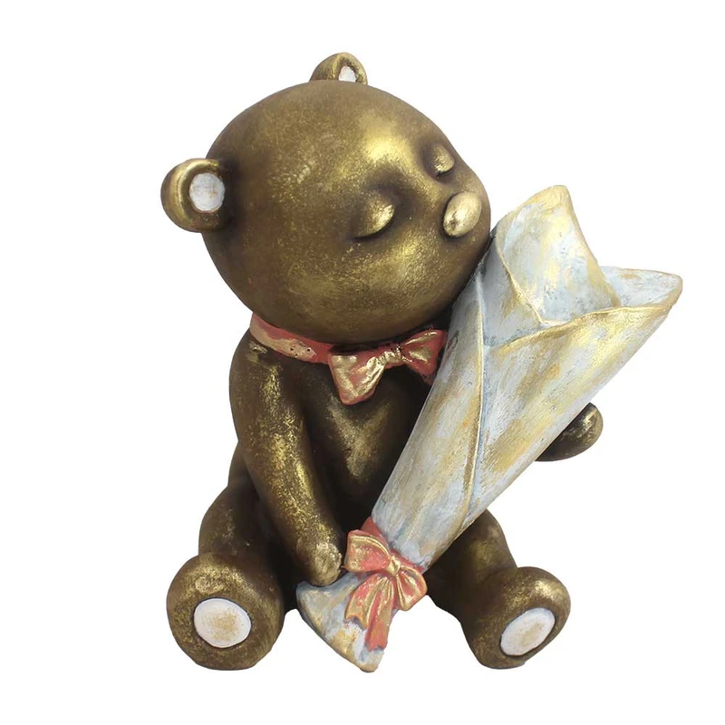 مجسمه مدل خرس طرح گلدان