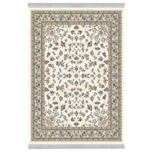 فرش پارچه‌ای دفه مدل فرشینه هازان مخمل طرح فانتزی کد 3289