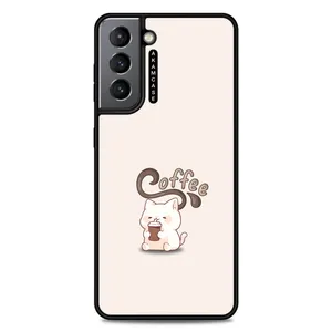 AKAM AMC-WSGS21-COFFEE-19 Cover For Samsung Galaxy S21