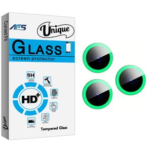 محافظ لنز دوربین ای اف اس مدل Unique GlassBLACKLIGHT مناسب برای گوشی موبایل اپل iPhone 13 pro