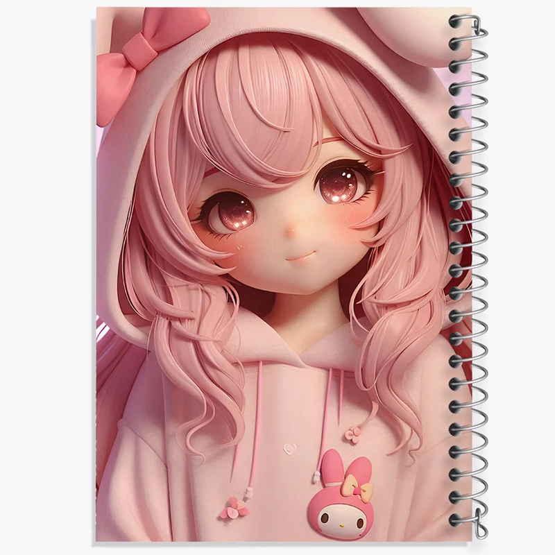 دفتر نقاشی 50 برگ خندالو طرح دخترانه کیوت کد F6057