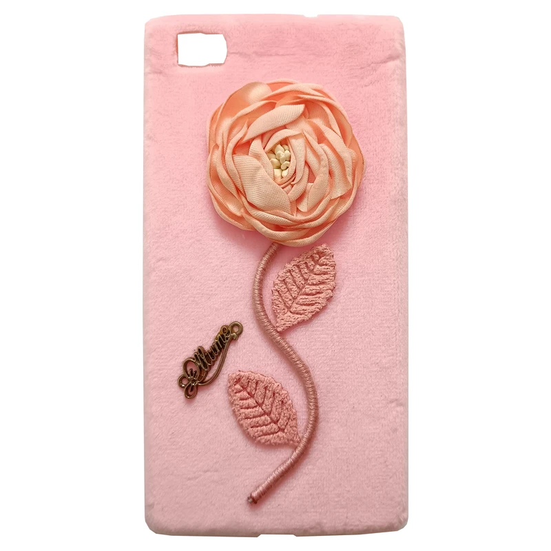   کاور مدل عروسکی کد 18-0 طرح گل مناسب برای گوشی موبایل هوآوی P8 Lite