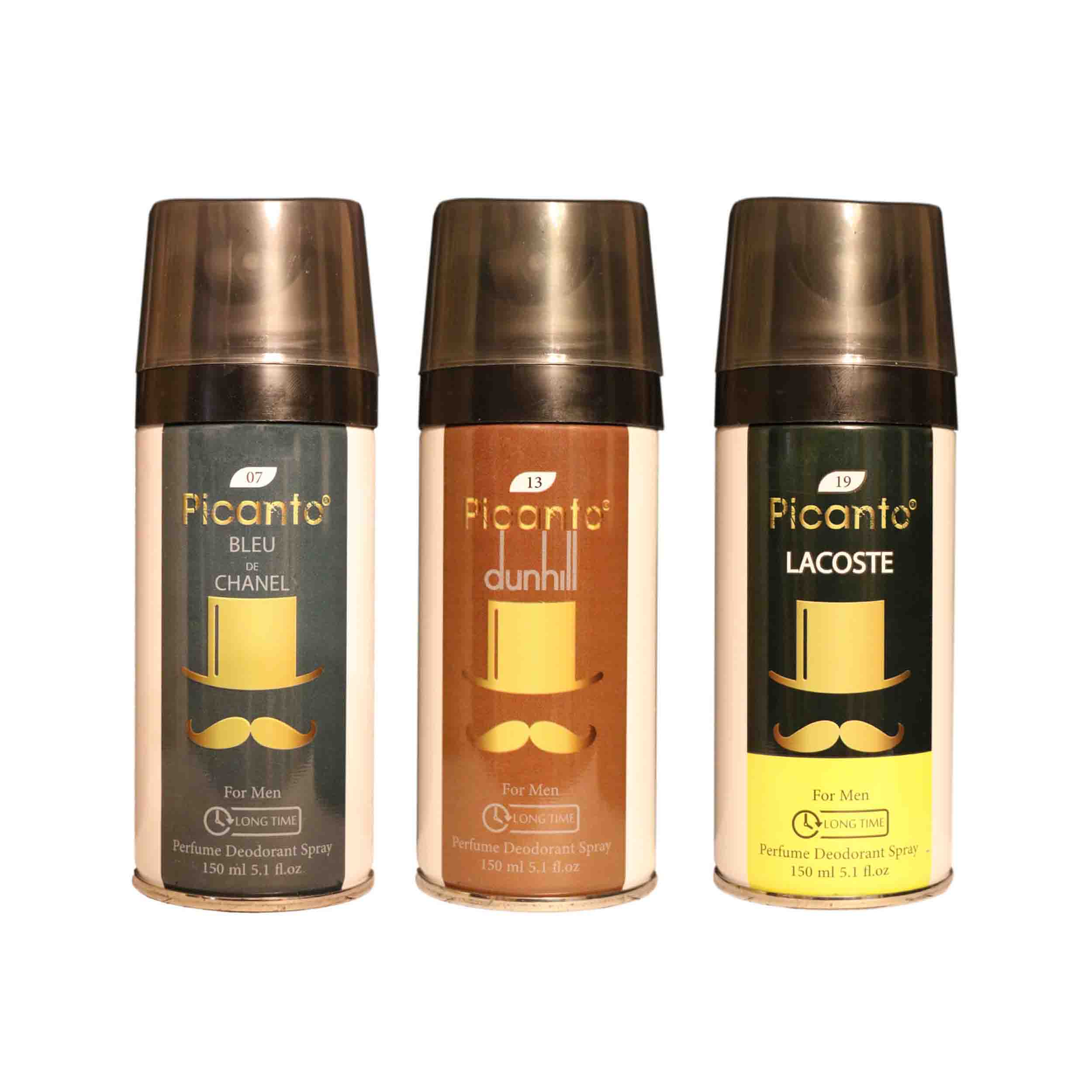 اسپری خوشبو کننده بدن مردانه پیکانتو مدل p12 حجم 150 میلی لیتر  مجموعه 3 عددی