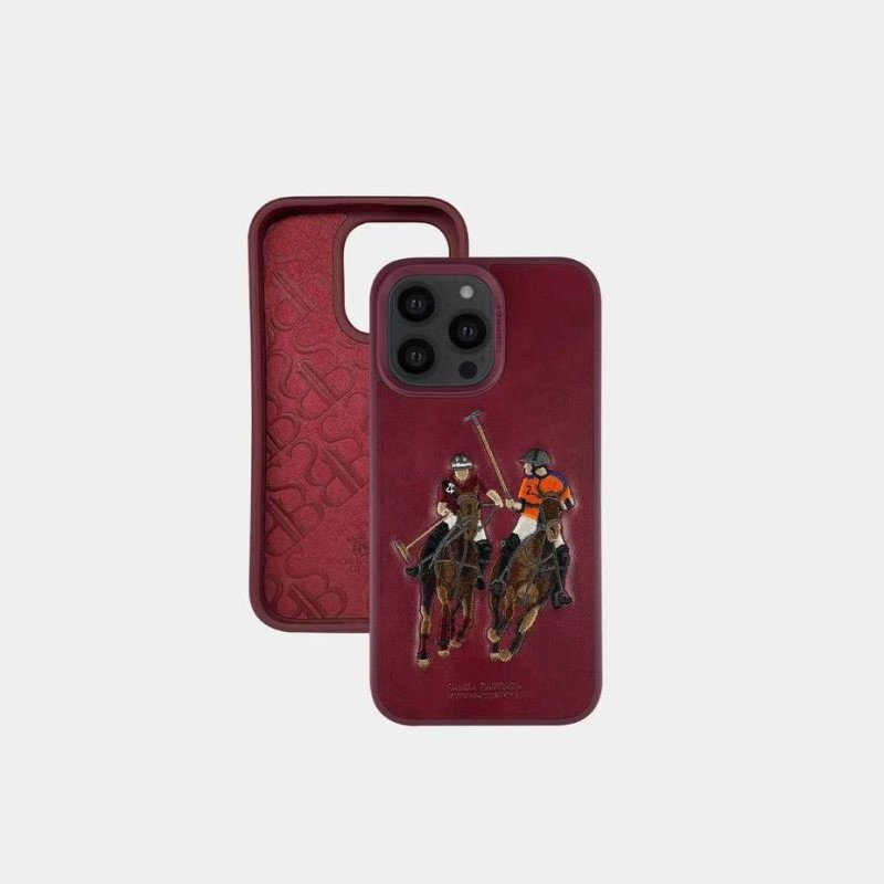 کاور چرمی پولو مدل Jockey مناسب برای گوشی موبایل اپل iphone 14 pro max