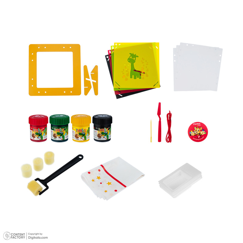 بازی آموزشی پنتر یونیسف مدل کارگاه چاپ زرافه