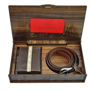 ست هدیه مردانه چرم آذین مدل 9898.2