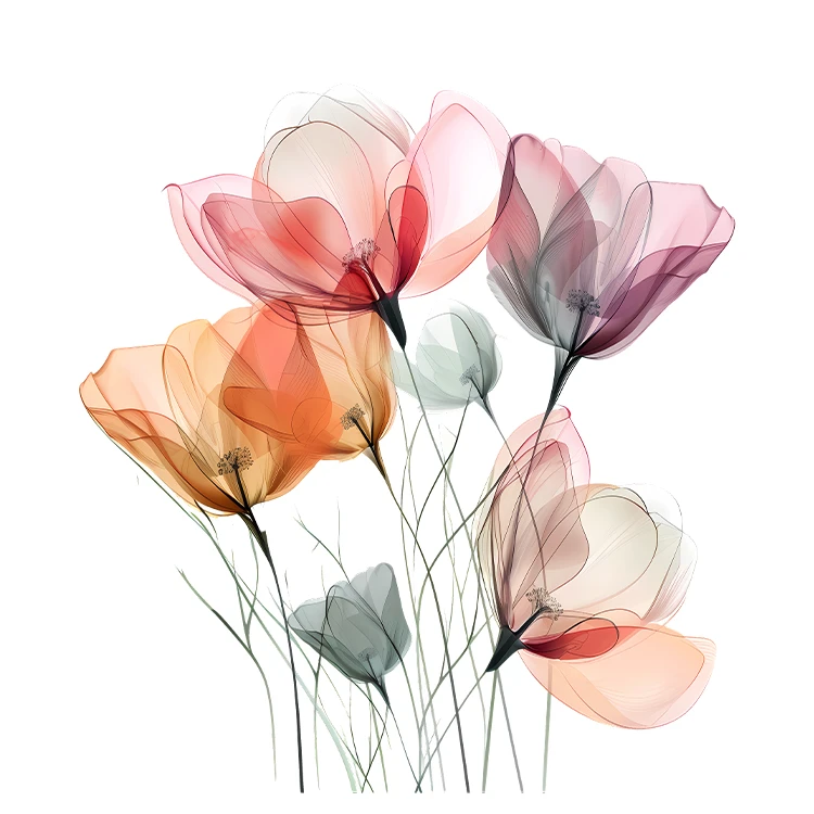 استیکر پارچه و لباس پاد آفرین مدل کارتونی فانتزی طرح گل کد S5497