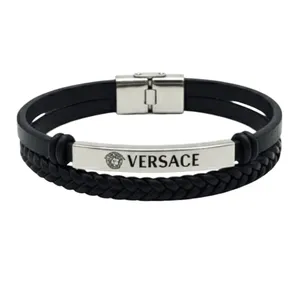 دستبند مردانه مدل چرم کد 1200