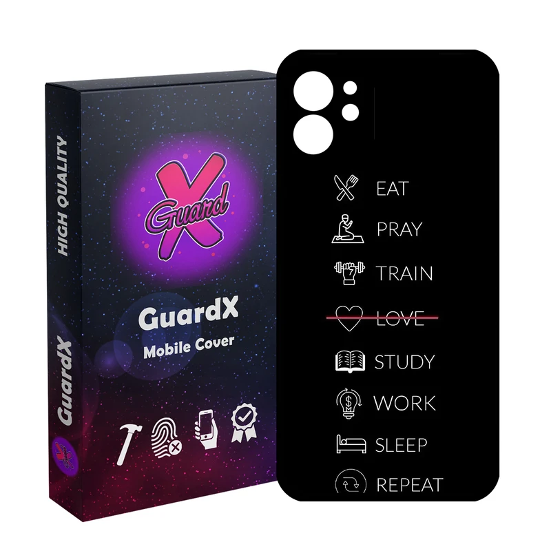 کاور گارد ایکس طرح To Do List مدل Glass10801 مناسب برای گوشی موبایل اپل iPhone 11