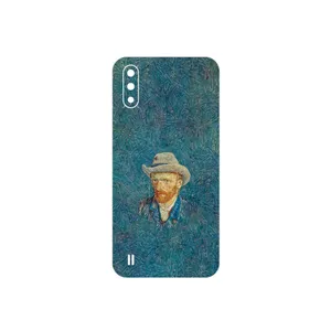 MAHOOT Self portrait with a gray felt hat Cover Sticker for Samsung Galaxy A01