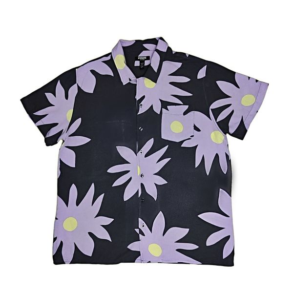 شومیز آستین کوتاه یقه برگردان زنانه آر اس کیو مدل نیلو