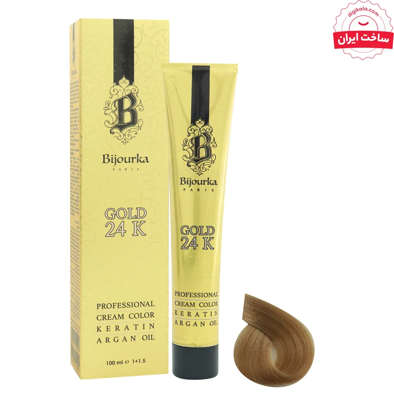 رنگ مو بیجورکا سری بلوند شماره 08 حجم 100 میلی لیتر رنگ بلوند روشن