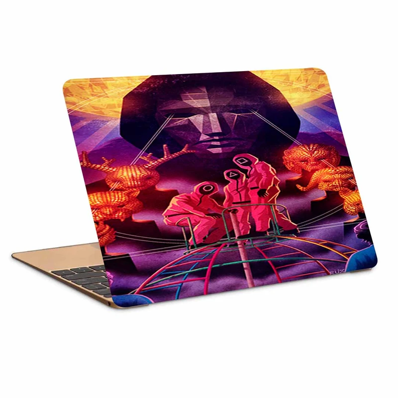 استیکر لپ تاپ طرح Squid Game کد N-589 مناسب برای لپ تاپ 15.6 اینچ