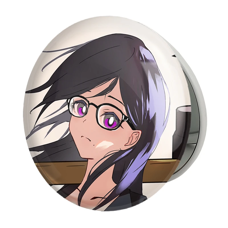 آینه جیبی خندالو طرح هیزورو انیمه سامر تایم رندرینگ SUMMER TIME RENDERING مدل تاشو کد 22291 