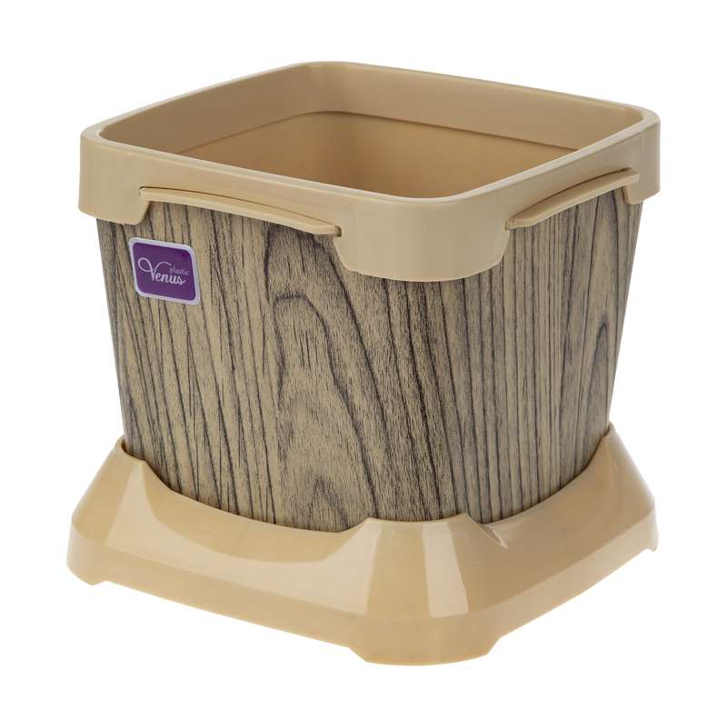 گلدان ونوس پلاستیک مدل F55 ارتفاع 16 سانتی متر