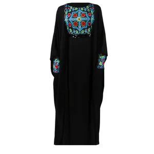 مانتو زنانه مدل سوزن دوزی عبایی کد 1254