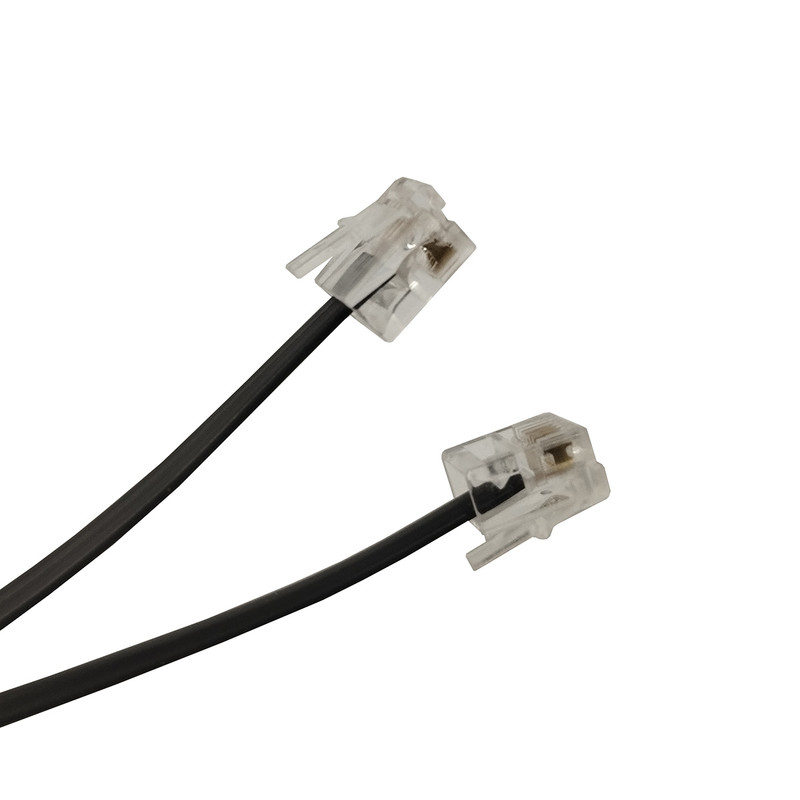 سیم تلفن مدل DS طول 0.6 متر بسته 10 عددی
