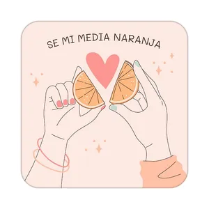 زیر لیوانی کاکتی طرح عاشقانه مدل mp37906