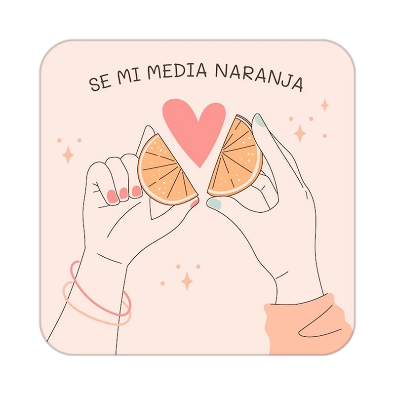 زیر لیوانی کاکتی طرح عاشقانه مدل mp37906